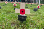 Gosport cross in garden of remembrance