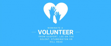 Nominate a volunteer from Gosport, Lee on the Solent, Stubbington or Hill Head